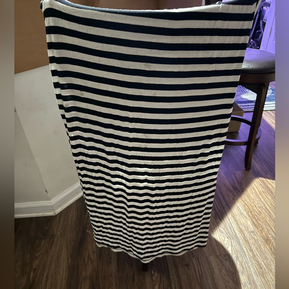 Michael Kors striped maxi skirt